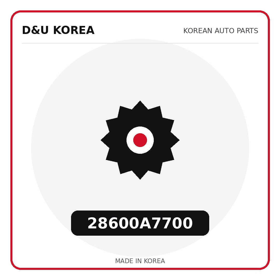 Genuine Mobis 28600A7700  for Korean vehicles | D&U Korea