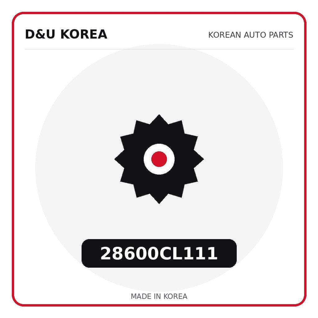 Genuine Mobis 28600CL111  for Korean vehicles | D&U Korea