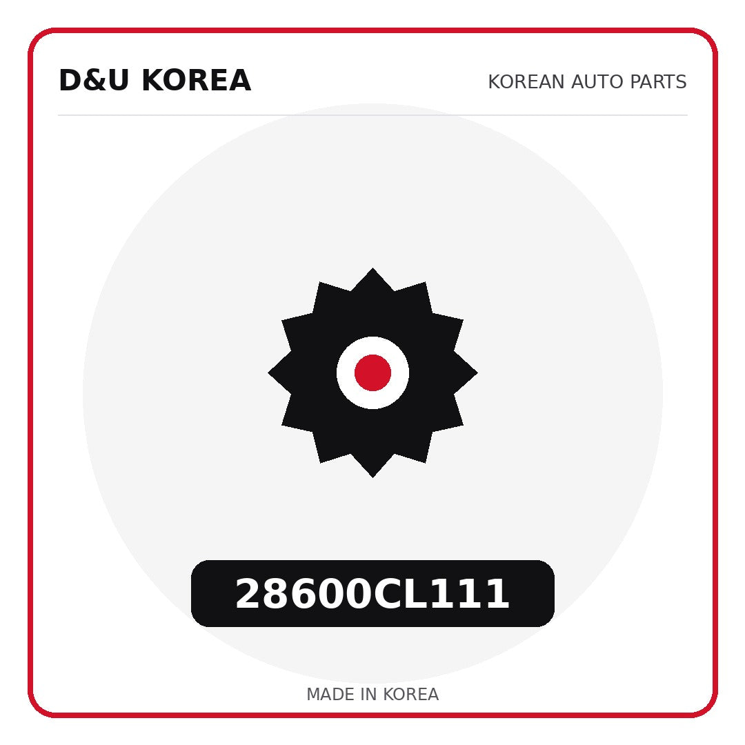 Genuine Mobis 28600CL111  for Korean vehicles | D&U Korea