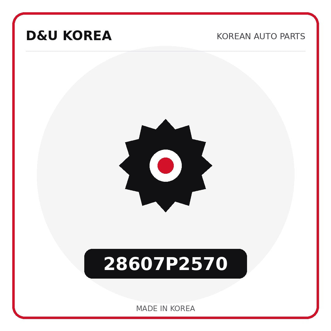 Genuine Mobis 28607P2570  for Korean vehicles | D&U Korea