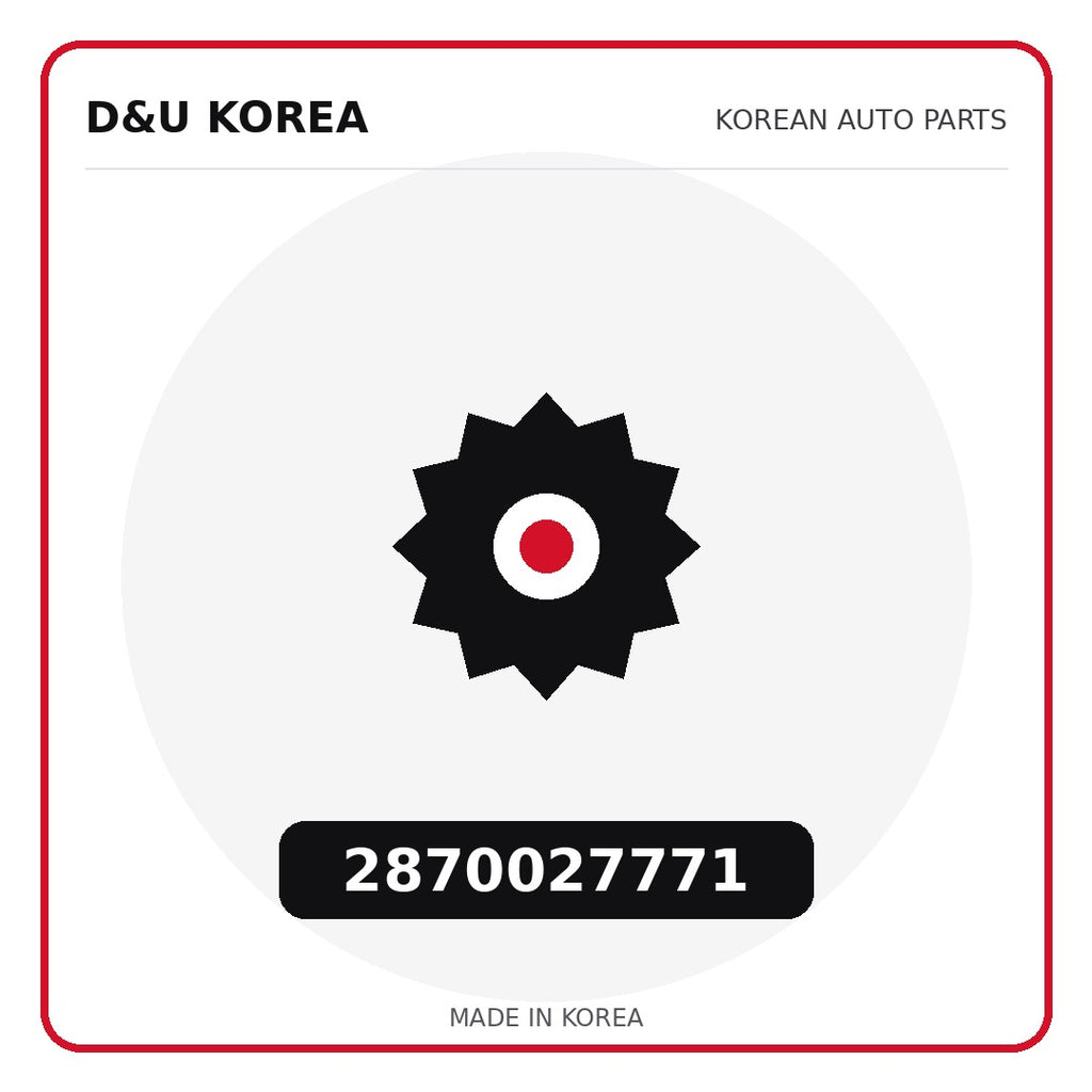 Genuine Mobis 2870027771  for Korean vehicles | D&U Korea