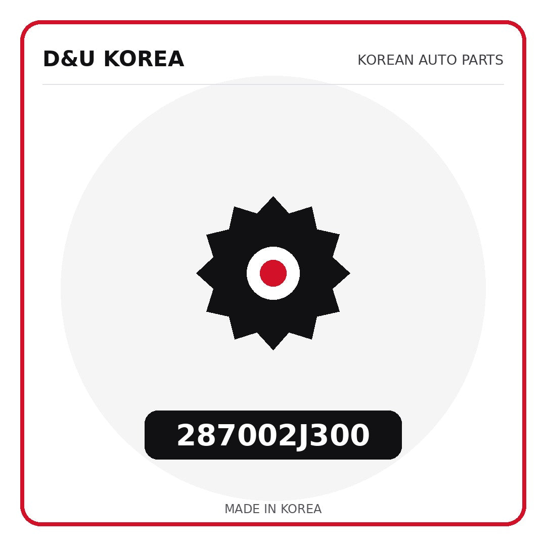 Genuine Mobis 287002J300  for Korean vehicles | D&U Korea
