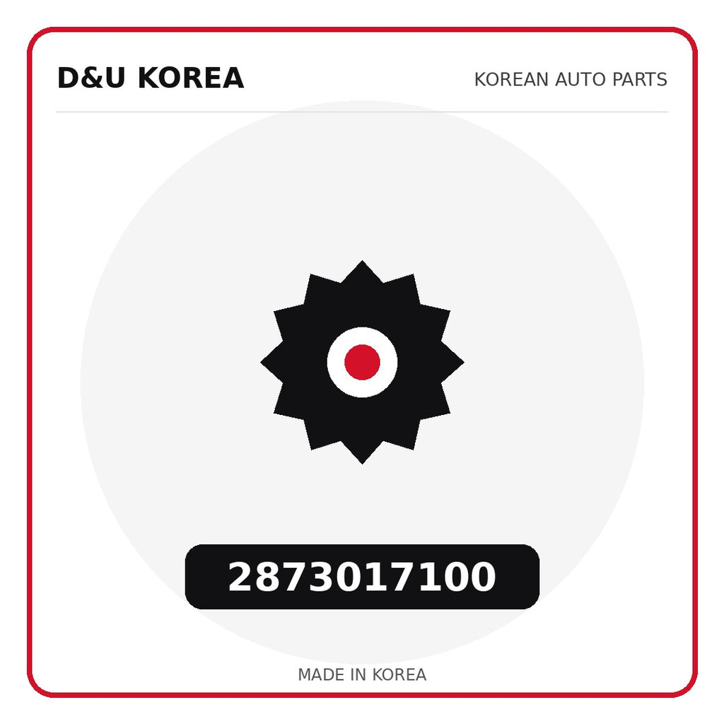Genuine Mobis 2873017100  for Korean vehicles | D&U Korea