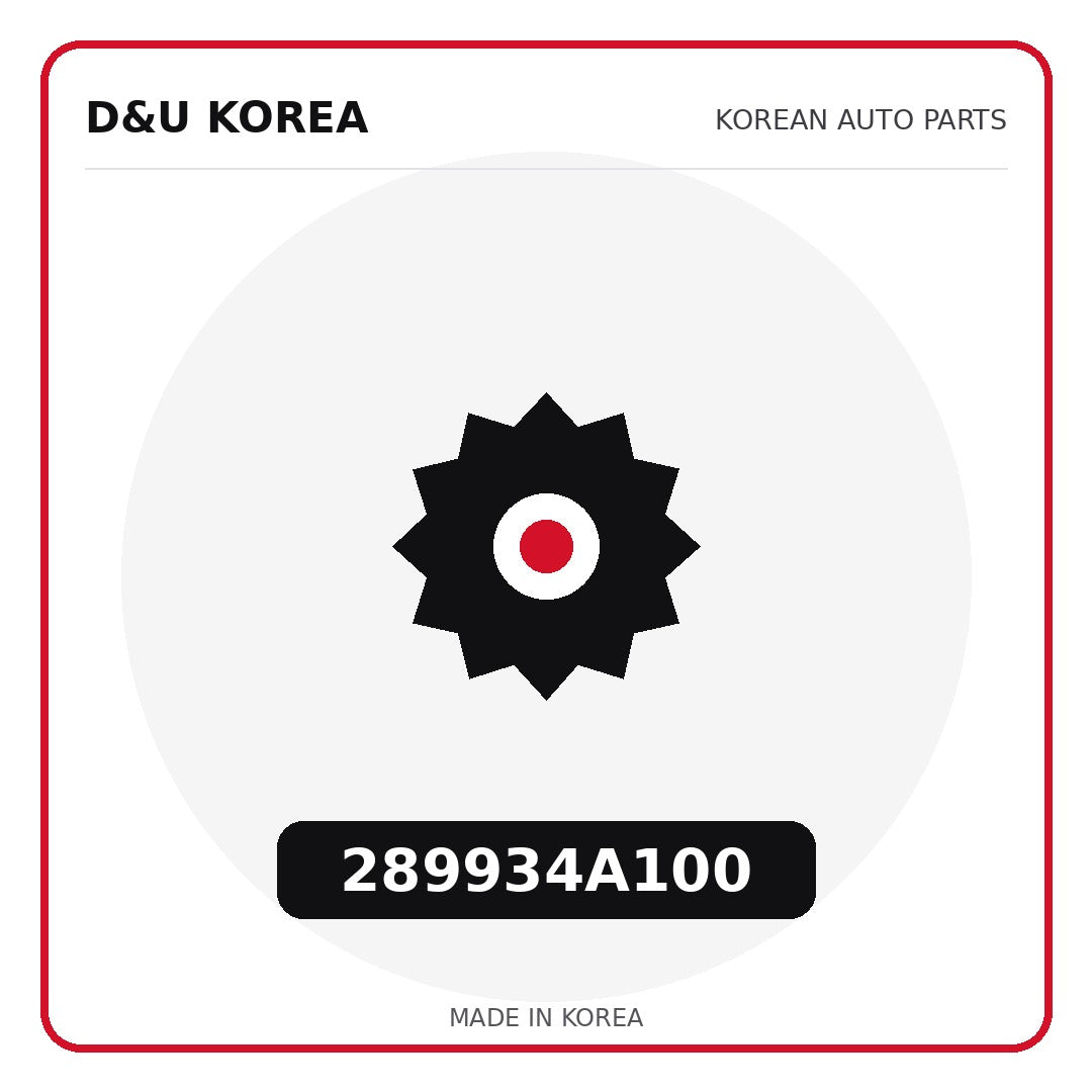 Genuine Mobis 289934A100  for Korean vehicles | D&U Korea
