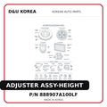 ADJUSTER ASSY-HEIGHT