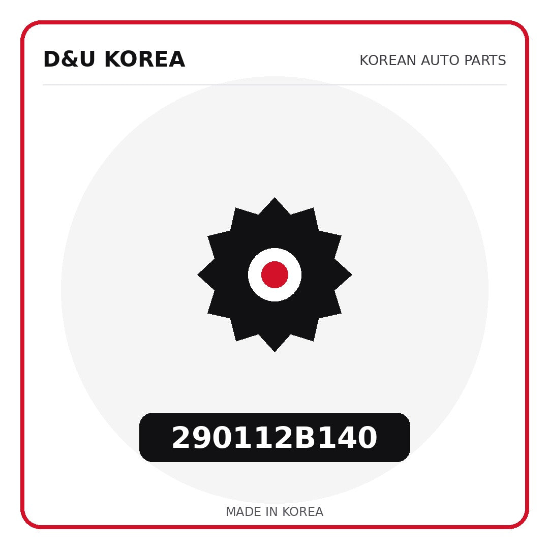 Genuine Mobis 290112B140  for Korean vehicles | D&U Korea