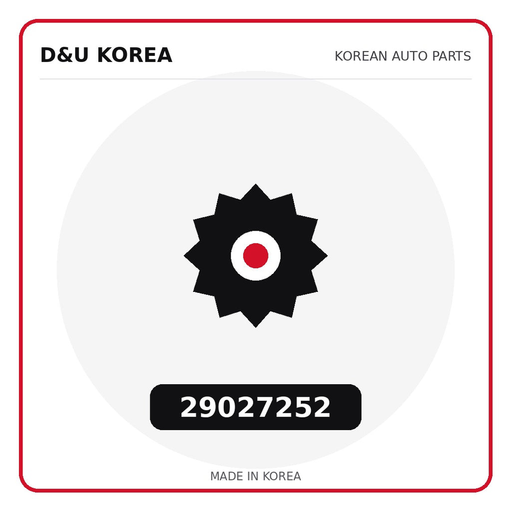 Genuine Mobis 29027252  for Korean vehicles | D&U Korea