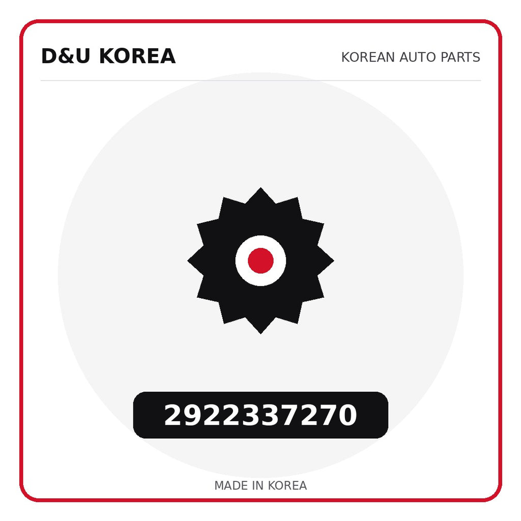 Genuine Mobis 2922337270  for Korean vehicles | D&U Korea