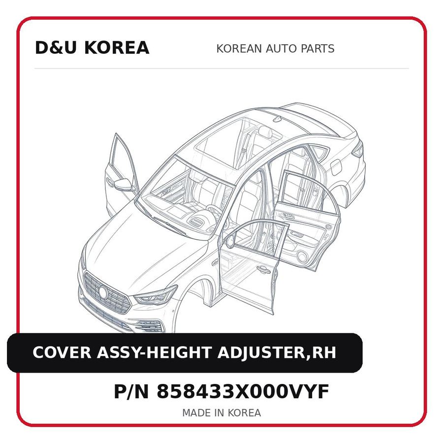 COVER ASSY-HEIGHT ADJUSTER,RH