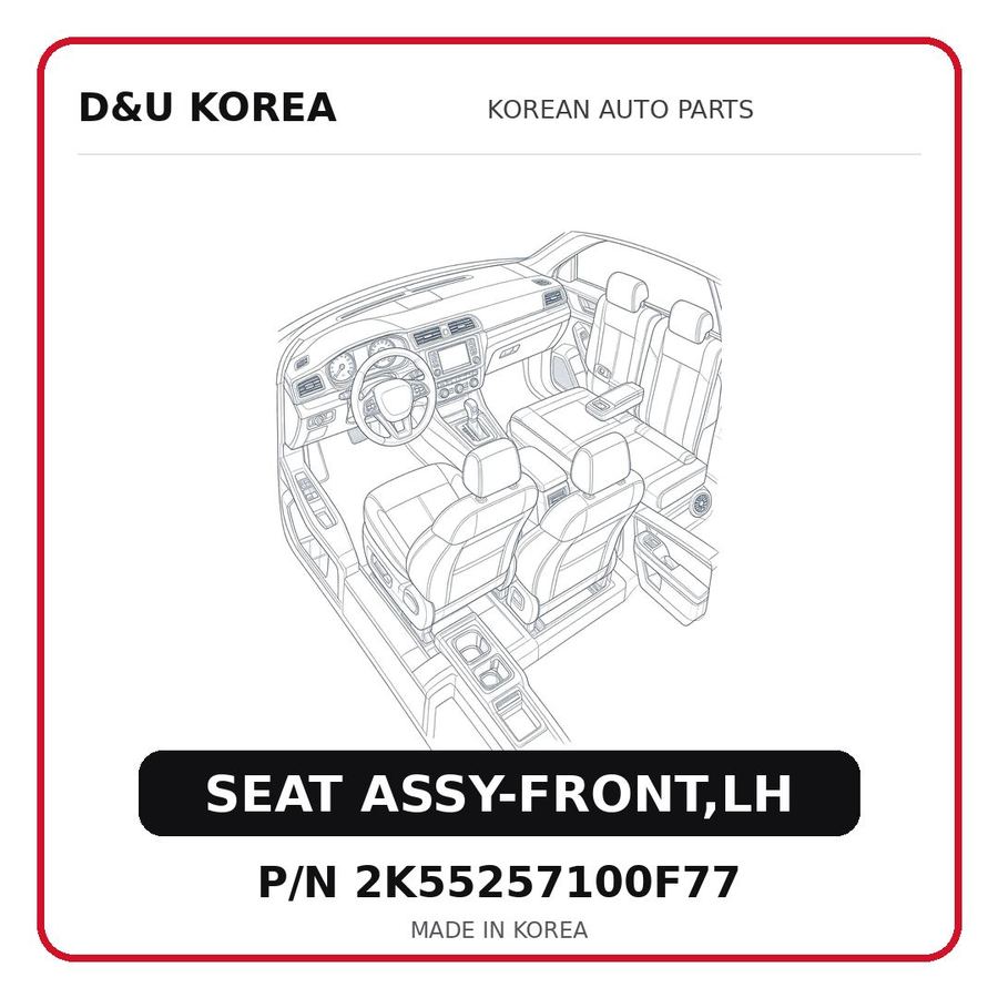 SEAT ASSY-FRONT,LH