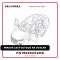 MIRROR ASSY-OUTSIDE RR VIEW,RH