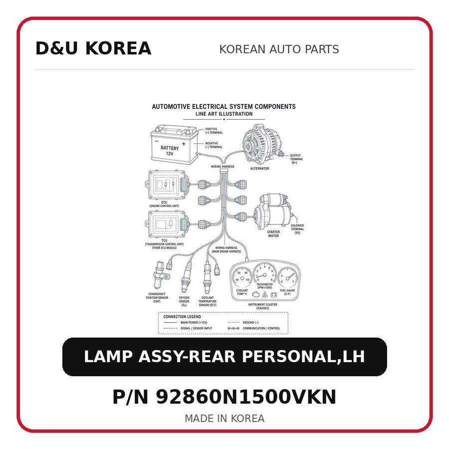 LAMP ASSY-REAR PERSONAL,LH