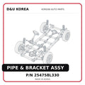 PIPE & BRACKET ASSY