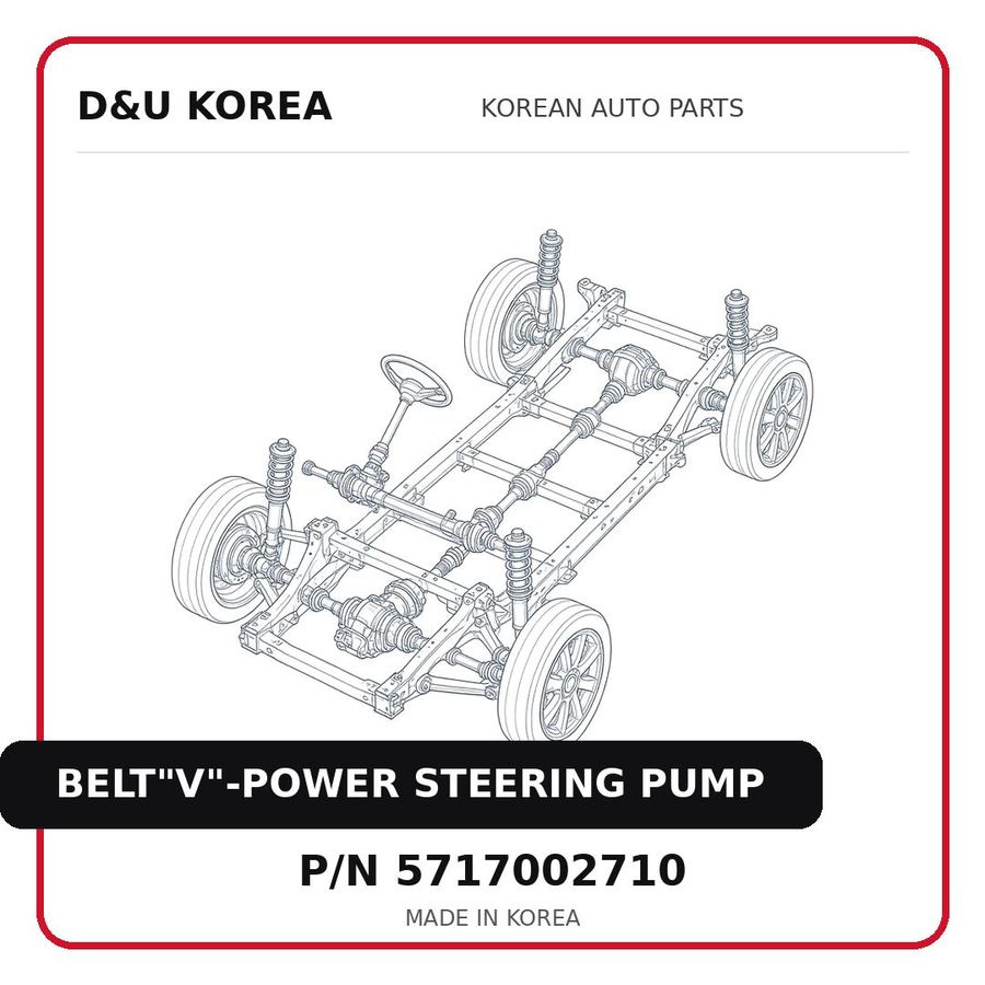 BELT"V"-POWER STEERING PUMP