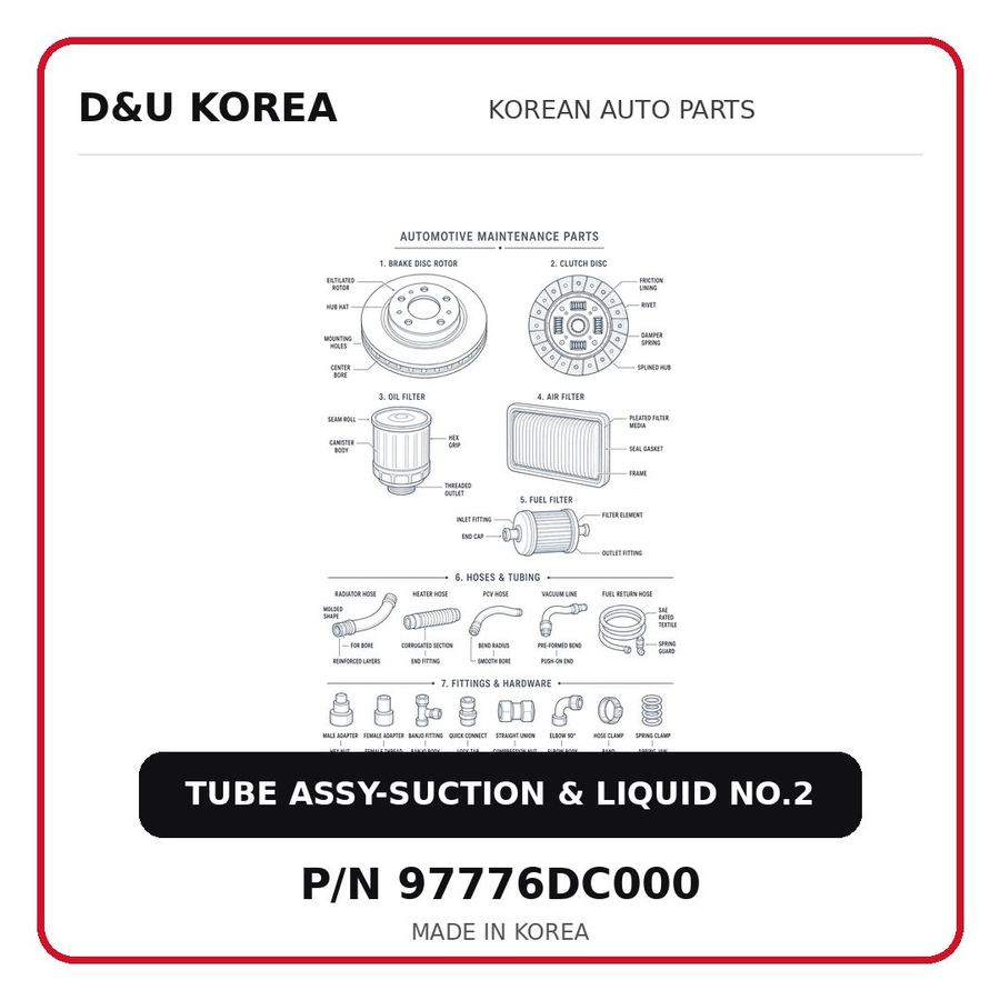 TUBE ASSY-SUCTION & LIQUID NO.2