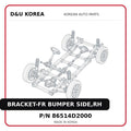 BRACKET-FR BUMPER SIDE,RH