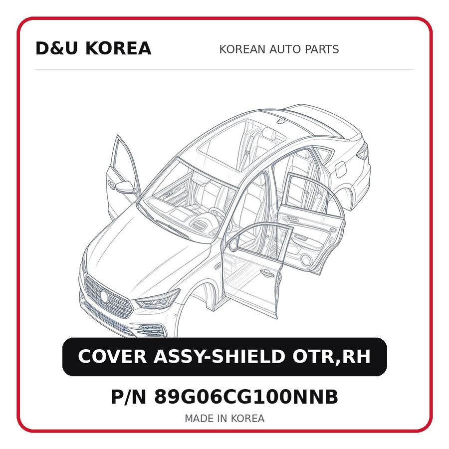 COVER ASSY-SHIELD OTR,RH