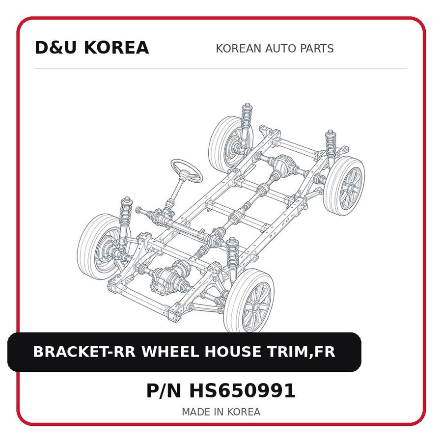 BRACKET-RR WHEEL HOUSE TRIM,FR