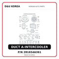 DUCT A-INTERCOOLER