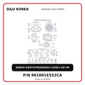 RADIO ASSY-ETR(RADIO+CASS+CD+M
