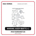 WIRING ASSY-BATT(+)