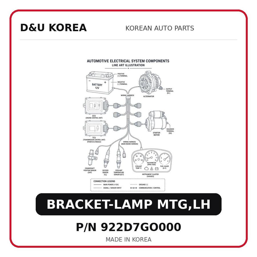 BRACKET-LAMP MTG,LH