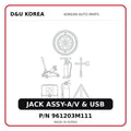 JACK ASSY-A/V & USB