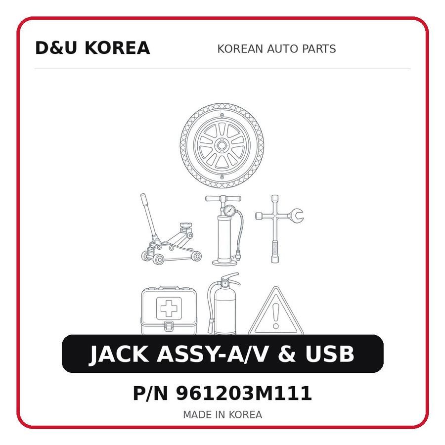 JACK ASSY-A/V & USB