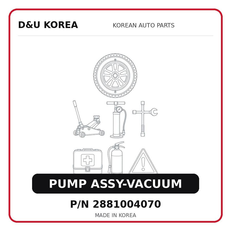 PUMP ASSY-VACUUM