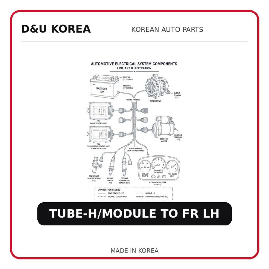 TUBE-H/MODULE TO FR LH