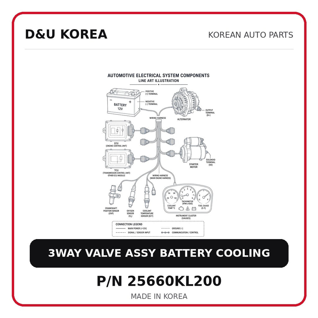 3WAY VALVE ASSY-BATTERY COOLING