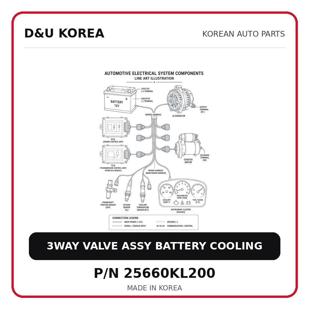 3WAY VALVE ASSY-BATTERY COOLING