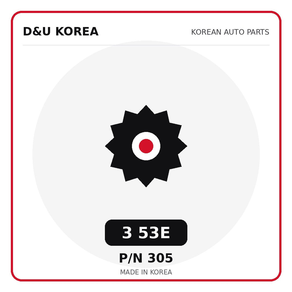 Genuine Mobis 3 53E 305 for Korean vehicles | D&U Korea