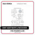UNIT ASSY-BCM & RECEIVER
