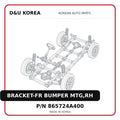 BRACKET-FR BUMPER MTG,RH