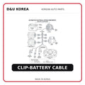 CLIP-BATTERY CABLE
