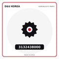 Genuine Mobis 3132438000  for Korean vehicles | D&U Korea