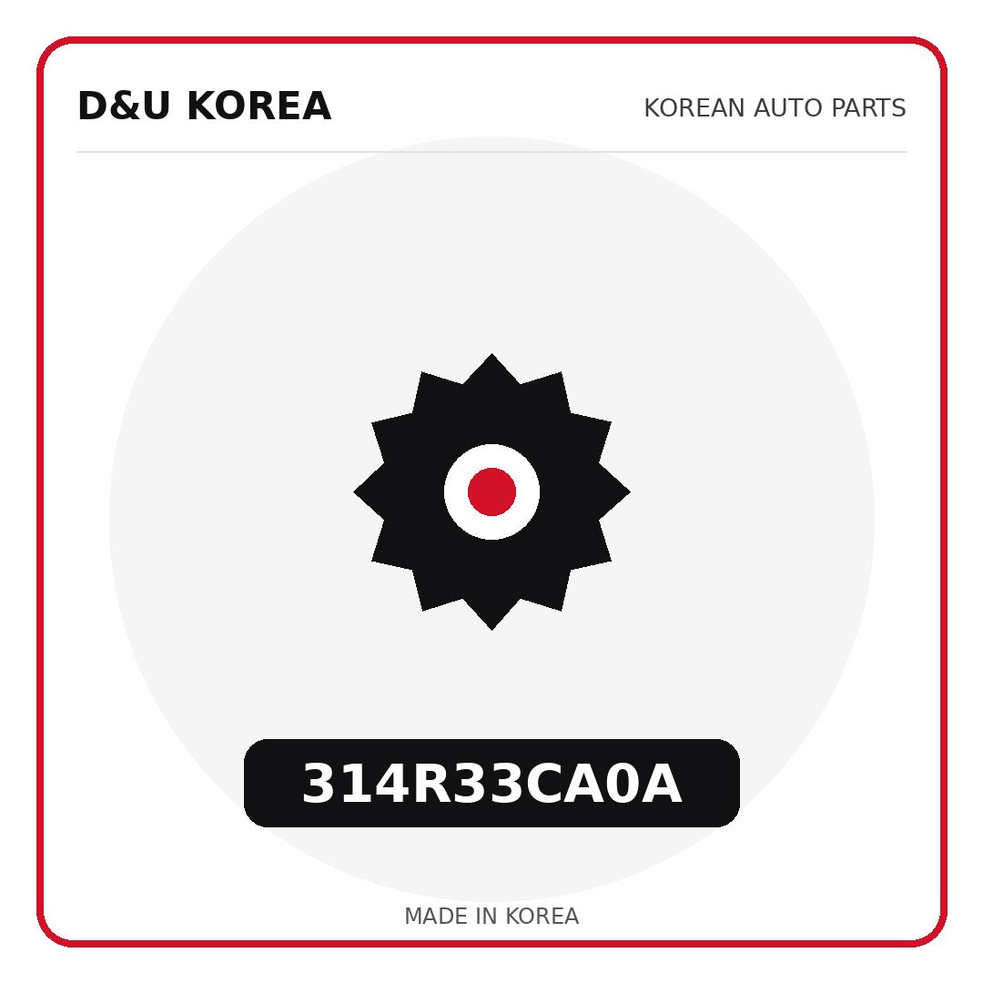 Genuine Mobis 314R33CA0A  for Korean vehicles | D&U Korea
