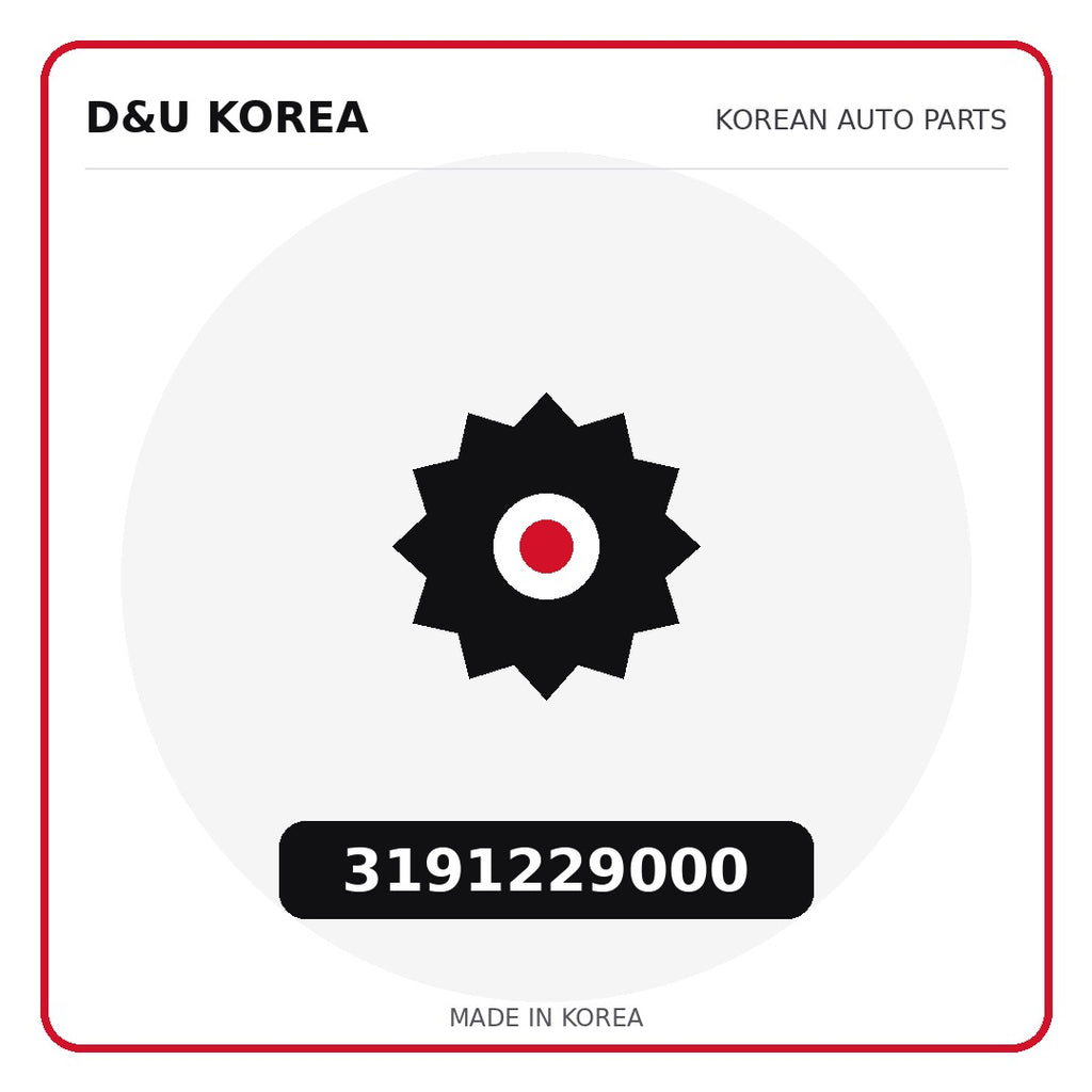 Genuine Mobis 3191229000  for Korean vehicles | D&U Korea