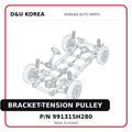 BRACKET-TENSION PULLEY
