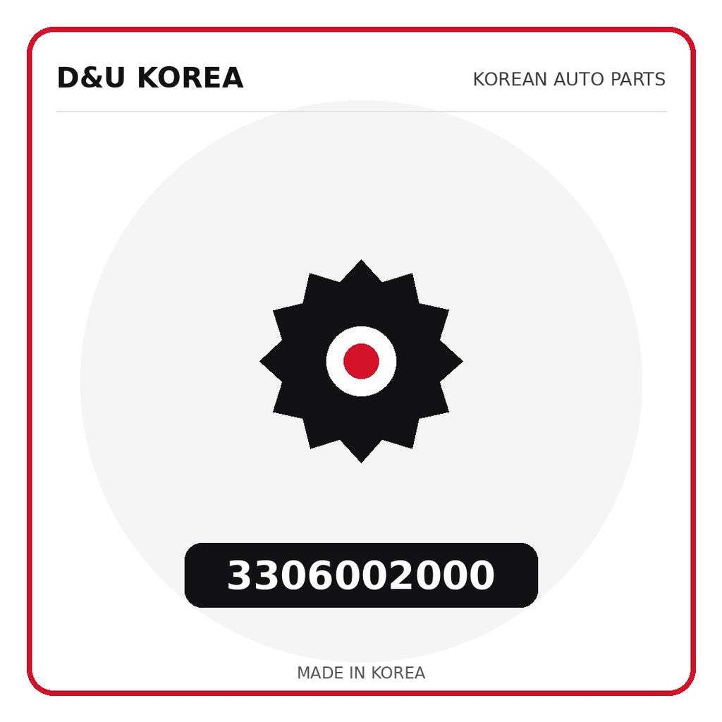 Genuine Mobis 3306002000  for Korean vehicles | D&U Korea