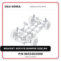 BRACKET ASSY-FR BUMPER SIDE,RH