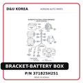 BRACKET-BATTERY BOX