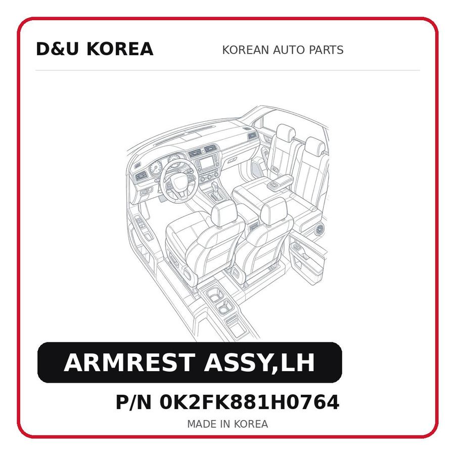 ARMREST ASSY,LH