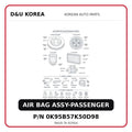 AIR BAG ASSY-PASSENGER