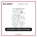 ULTRASONIC SENSOR ASSY-BWS