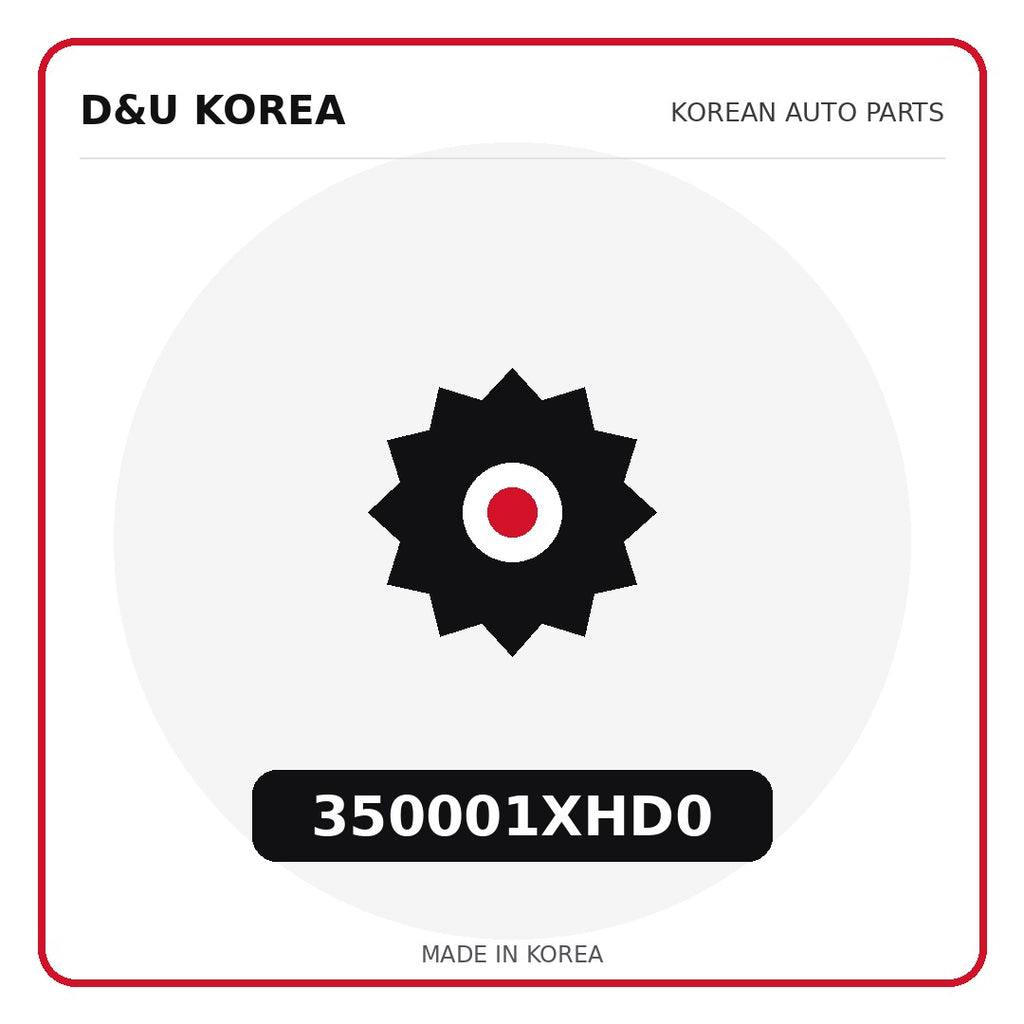 Genuine Mobis 350001XHD0  for Korean vehicles | D&U Korea