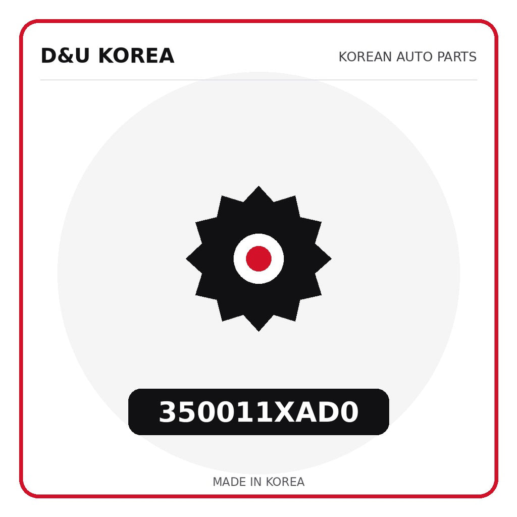 Genuine Mobis 350011XAD0  for Korean vehicles | D&U Korea