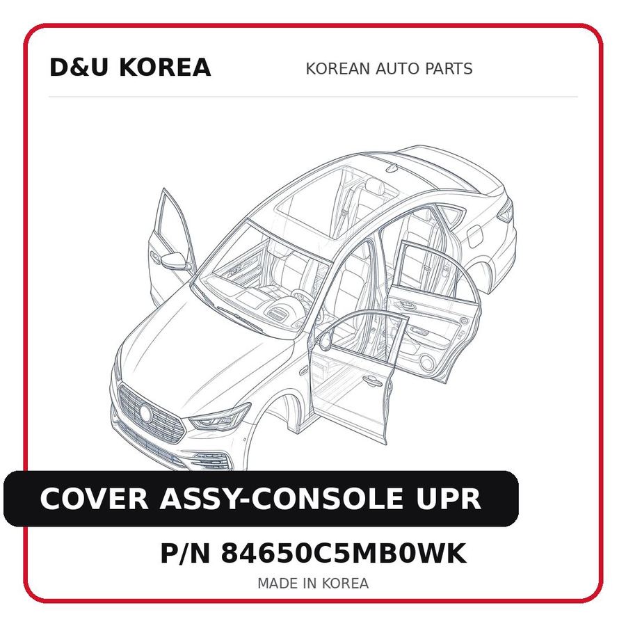 COVER ASSY-CONSOLE UPR