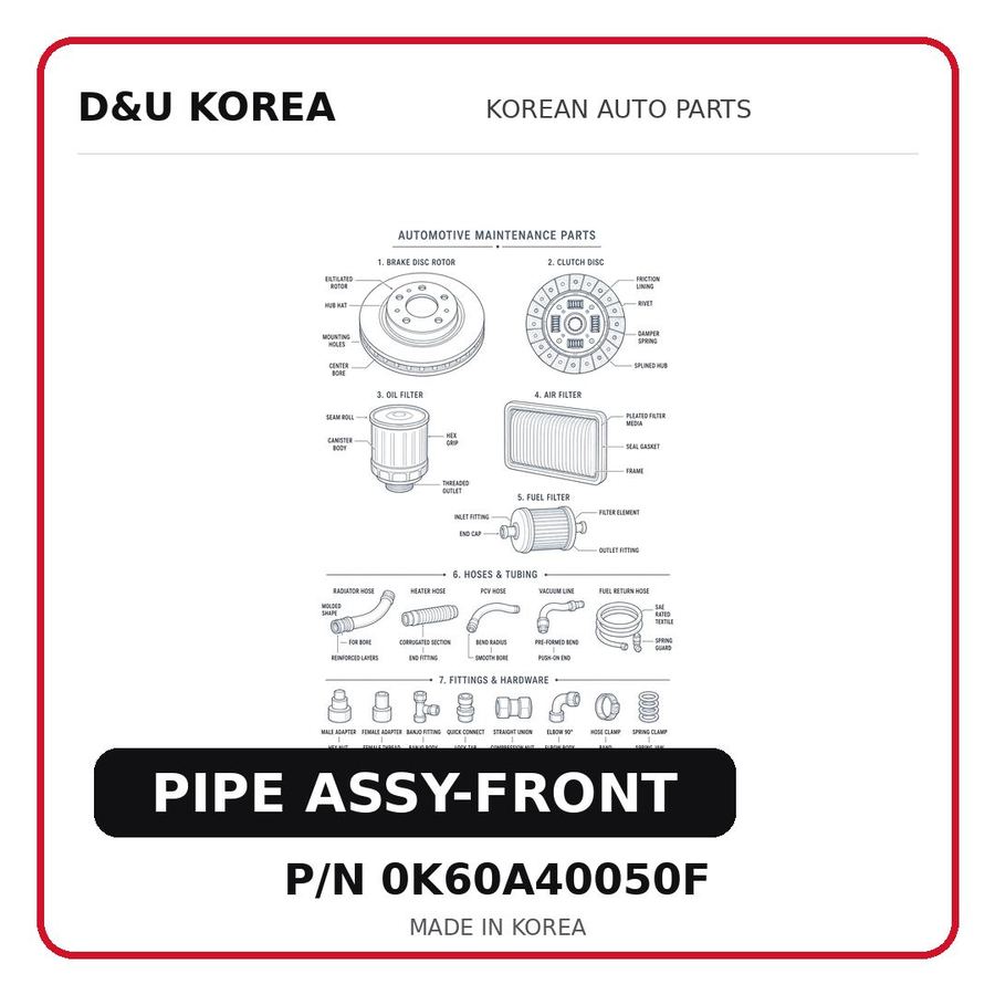 PIPE ASSY-FRONT